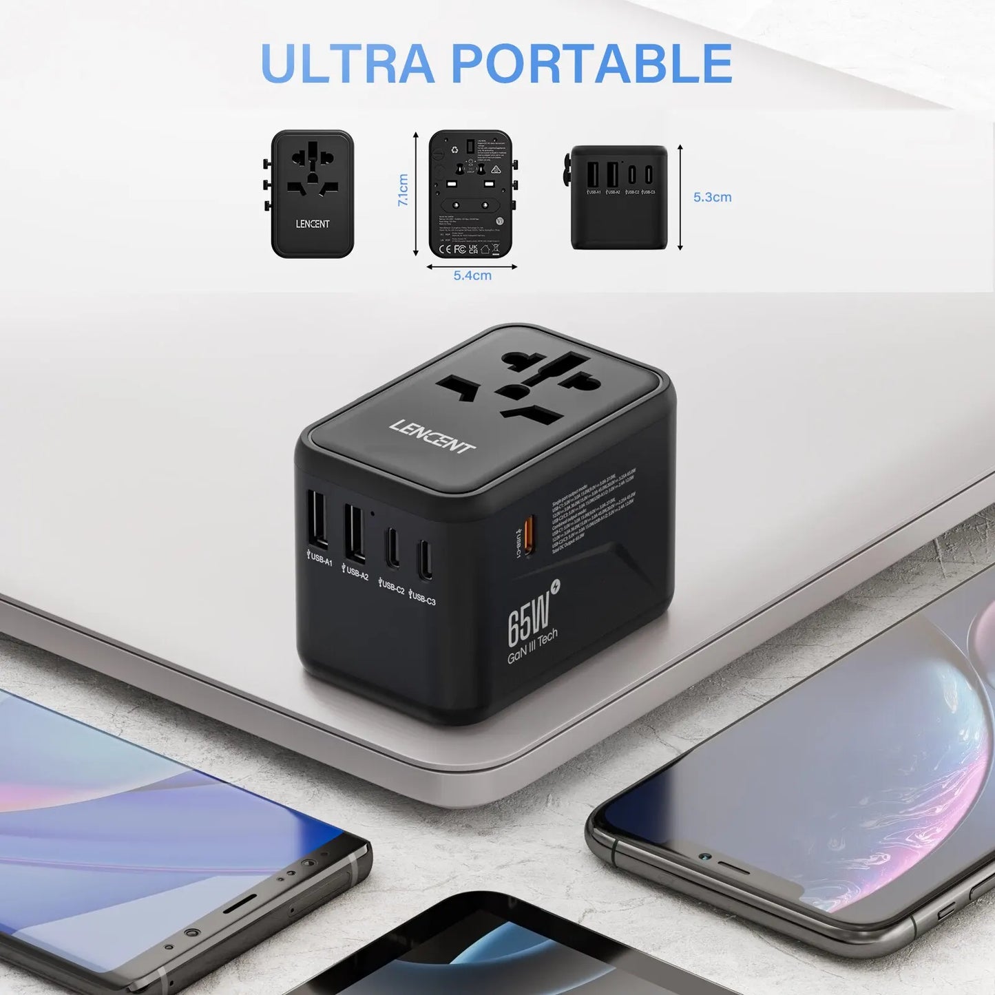 Noomavie UniversalGo - Chargeur Tout-en-Un